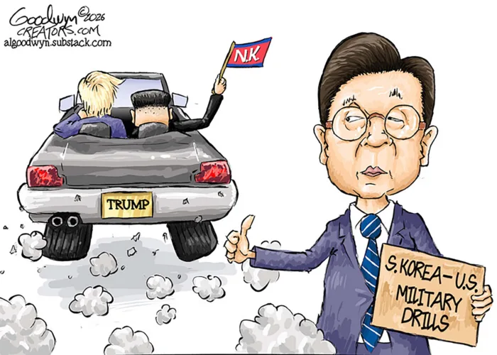 Editorial cartoon for Aug. 24, 2026